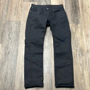 Levi’s 511 Mens Jeans 32 30 Black Wax Finish RARE